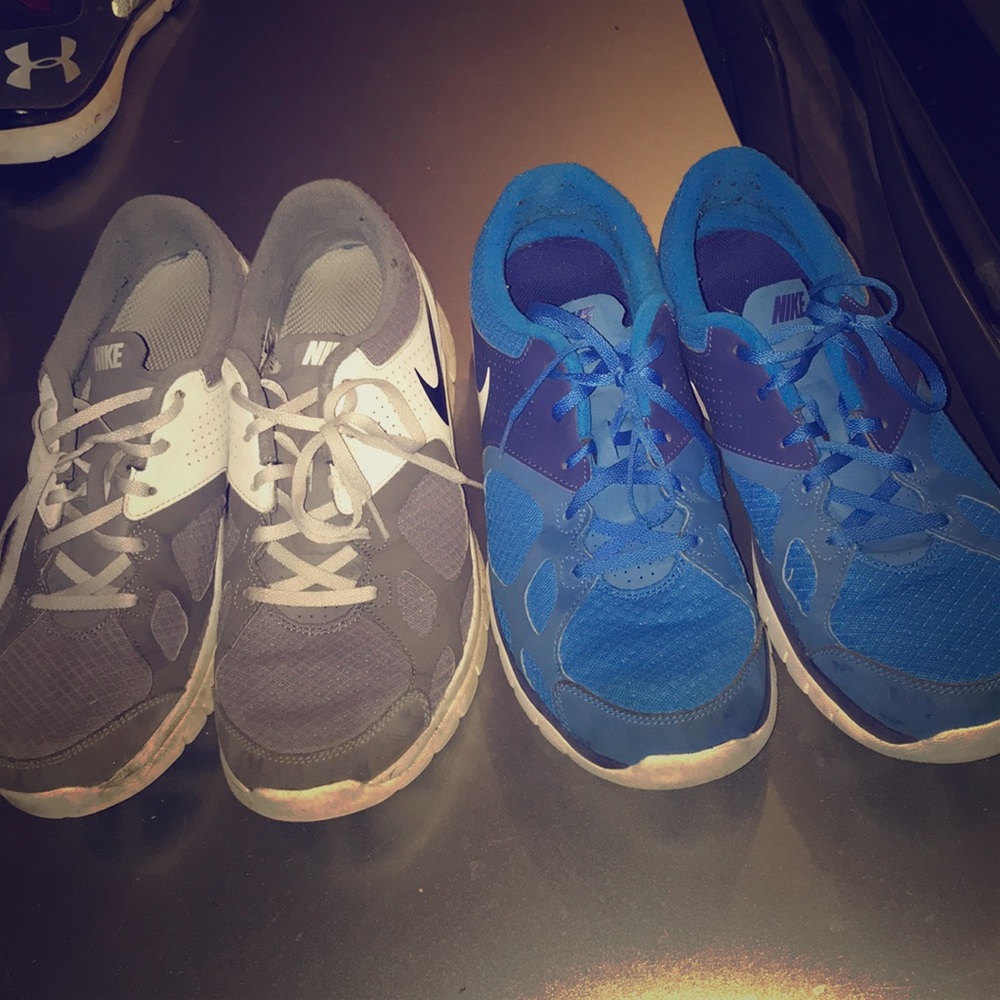 Two Size 12 Nike running shoes!
